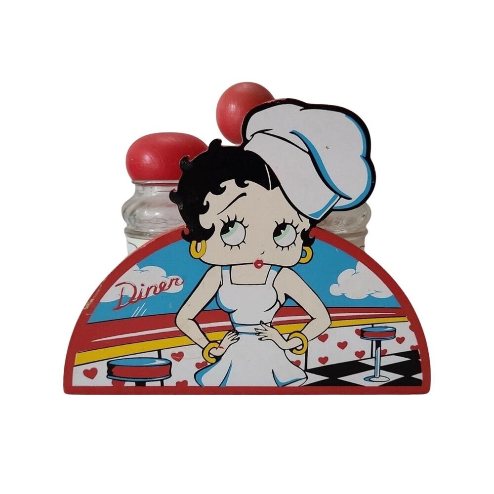 Betty Boop Diner Salt and Pepper Holder